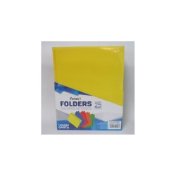 FOLDER CARTA FORTEC INTENSO AMARILLO 25PZ