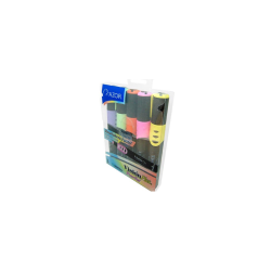 MARCADOR RESALTADOR VISION PLUS COLORES PASTEL CON 5PZ