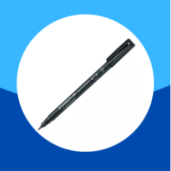 MARCADOR PERMANENTE MEDIANO NEGRO LUMOCOLOR STAEDTLER