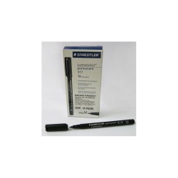 MARCADOR PERMANENTE MEDIANO NEGRO LUMOCOLOR STAEDTLER
