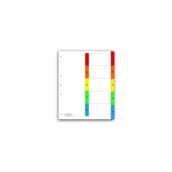 SEPARADOR WILSON JONES MULTIDEX 5 DIVISIONES COLORES