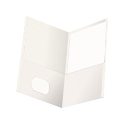 FOLDER META OFFICE CARTA A4 AZUL Y BLANCO OXFORD