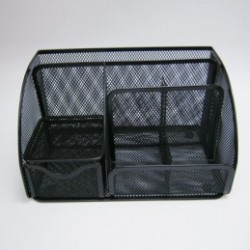 ORGANIZADOR Y TARJETERO MESH ESCRITORIO C/CAJON NEGRO