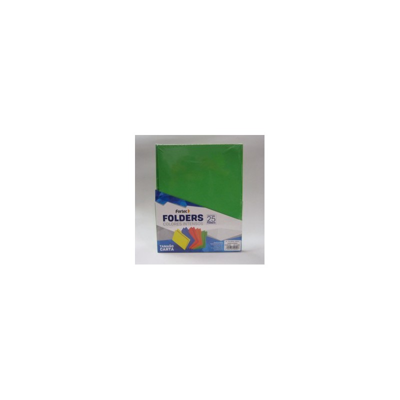 FOLDER CARTA FORTEC INTENSO VERDE 25PZ