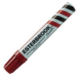 MARCADOR PERMANENTE ESTERBROOK ROJO SHARPIE