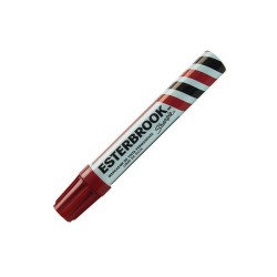 MARCADOR PERMANENTE ESTERBROOK ROJO SHARPIE