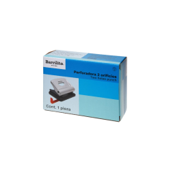 PERFORADORA CLASSIC BARRILITO 8CMS 2 ORIFICIOS