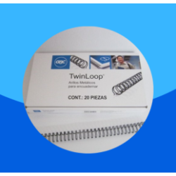 ESPIRAL TWIN LOOP D NEGRO 1/2"105H 3:1 CJ 20PZ