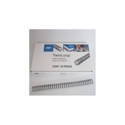 ESPIRAL TWIN LOOP D NEGRO 1/2"105H 3:1 CJ 20PZ