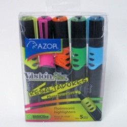 RESALTADOR VISION PLUS BL CON 5CLS SURTIDOS