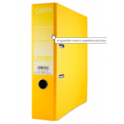 REGISTRADOR LEFORT CARTA AMARILLO TIPO RADO S/IND.