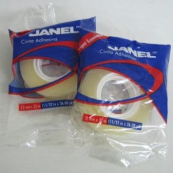 CINTA ADHESIVA 255 DIUREX JANEL INDUSTRIAL12mmx33mts"