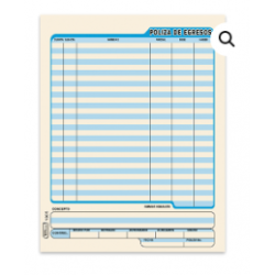 POLIZA DE EGRESOS CARTA 50H PRINTAFORM