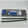 ESPIRAL PLASTICO GBC NEGRO 5/8" 110HJ PAQ/25PZ