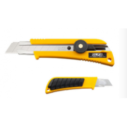 CUTTER EXTRADURO OLFA MANGO DE PLASTICO C/AGARRE DE GOMA