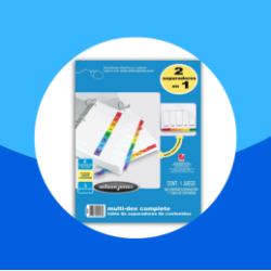 SEPARADOR WILSON JONES MULTIDEX CON 8 DIVISIONES