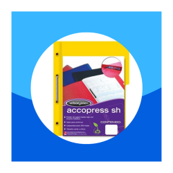 CARPETA T PRESSB WILSON JONES OFICIO MC C/BROCHE 8CMS SIN PERCALINA