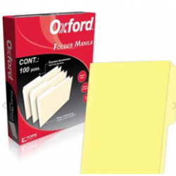 FOLDER DE CARTULINA CARTA AMARILLO OXFORD