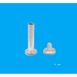 POSTES DE ALUMINIO1 25mm CON 100pz