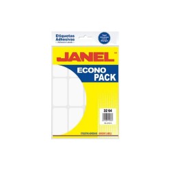 ETIQUETA BLANCA ECONOPACK 32X64MM 144 E No 24 JANEL