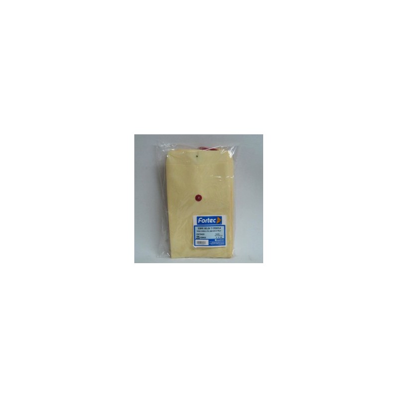 SOBRE BOLSA RONDANA 1/2 CARTA 25PZ 16.5X25CMS FORTEC