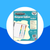 SEPARADOR BRISTOL WILSON JONES  MENSUAL CON 12 DIVISIONES CEJA MULTICOLOR PLASTIFICADA