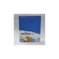 FOLDER CARTA FORTEC INTENSO AZUL REY 25PZ