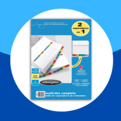 SEPARADOR WLSON JONES MULTIDEX CON 31 DIVISIONES (PAQUETE)