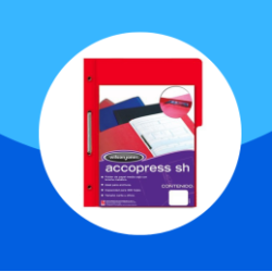 CARPETA T PRESSB OFICIO WILSON JONES BROCHE 8CMS ROJO 1/2 CEJA