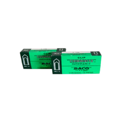 CLIP CUADRADITO BACO  NO.3 100PZ