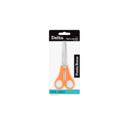 TIJERA ESCOLAR BARRILITO ECONOMICA ACERO INOXIDABLE PUNTA ROMA