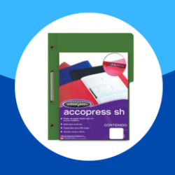 CARPETA T PRESSB OFICIO ACCO C/BROCHE 8CMS VERDE OBSCURO