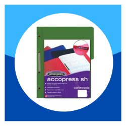 CARPETA T PRESSB OFICIO ACCO C/BROCHE 8CMS VERDE OBSCURO