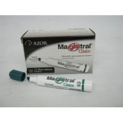 MARCADOR AZOR MAGISTRAL CLASICO VERDE P/PIZARRON BLANCO