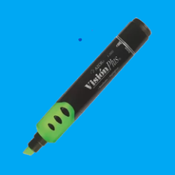 MARCADOR RESALTADOR AZOR VISION PLUS VERDE PUNTA CINCEL