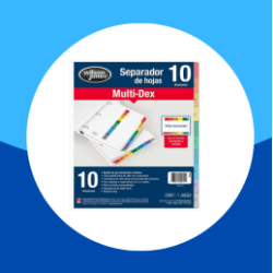 SEPARADOR WILSON JONES MULTIDEX CON 10 DIVISIONES