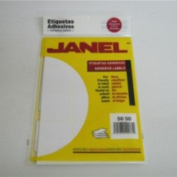 ETIQUETA BLANCA 50X50MM 168 E CLASICA No 19 JANEL