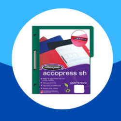 CARPETA T PRESSB CARTA MC WILSON JONES C/BROCHE 8CMS SIN PERCALINA VERDE