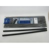 ESPIRAL PLASTICO GBC NEGRO 3/4" 140HJ PAQ/25PZ