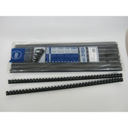 ESPIRAL PLASTICO GBC NEGRO 3/4" 140HJ PAQ/25PZ
