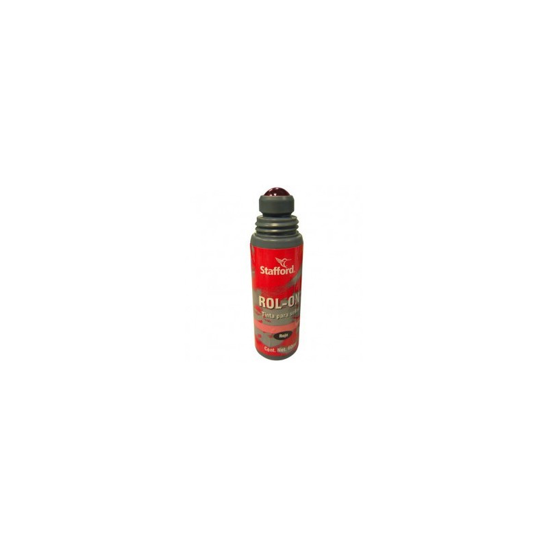 TINTA PARA SELLOS STAFFORD 60ML ROJA ROL-ON