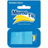 NOTAS ADHESIVAS MEMOTIP BANDERITAS 23X45MM 50H AZUL