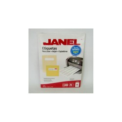 ETIQUETA LASER+INKJET 1.3X4.5CMS 2000E J5267 JANEL