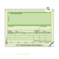 CHEQUE POLIZA 1/2 OFICIO CARBON INTERCALADO 20JUEGOS PRINTAFORM
