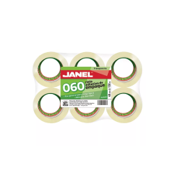 CINTA DE EMPAQUE 065 JANEL 48MMX150MTS TRANSPARENTE