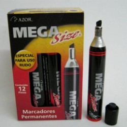 MARCADOR PERMANENTE MEGA SIZE NEGRO