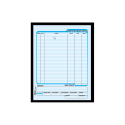 POLIZA DE INGRESOS CARTA 50H AZUL (MANO) PRINTAFORM