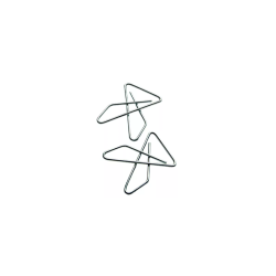 CLIP No 2 MARIPOSA GIGANTE ACCO 50PZ