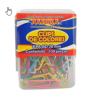 CLIP COLORES 28 MM 100 PZ PASCUA