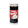 LAPIZ DE GRAFITO KORES TRIANGULAR NEGRO HB W ERASER